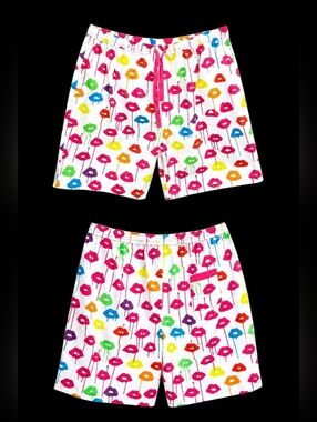 Sant and Abel Drawbertson Drippy Lips  Organic Cotton Shorts    Men Size Large